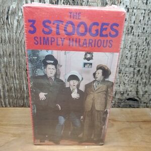 The Three Stooges Simply Hilarious VHS 1985 Vintage Brand New Factory Sealed